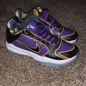 Nike Kids Purple and Black Sneakers